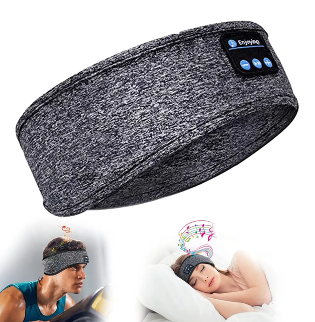 Factory Price Sports Sleeping Headband Wireless Headset Sports Earphones Travel Music Sleep Headphones Blue Eye Mask Handsfree