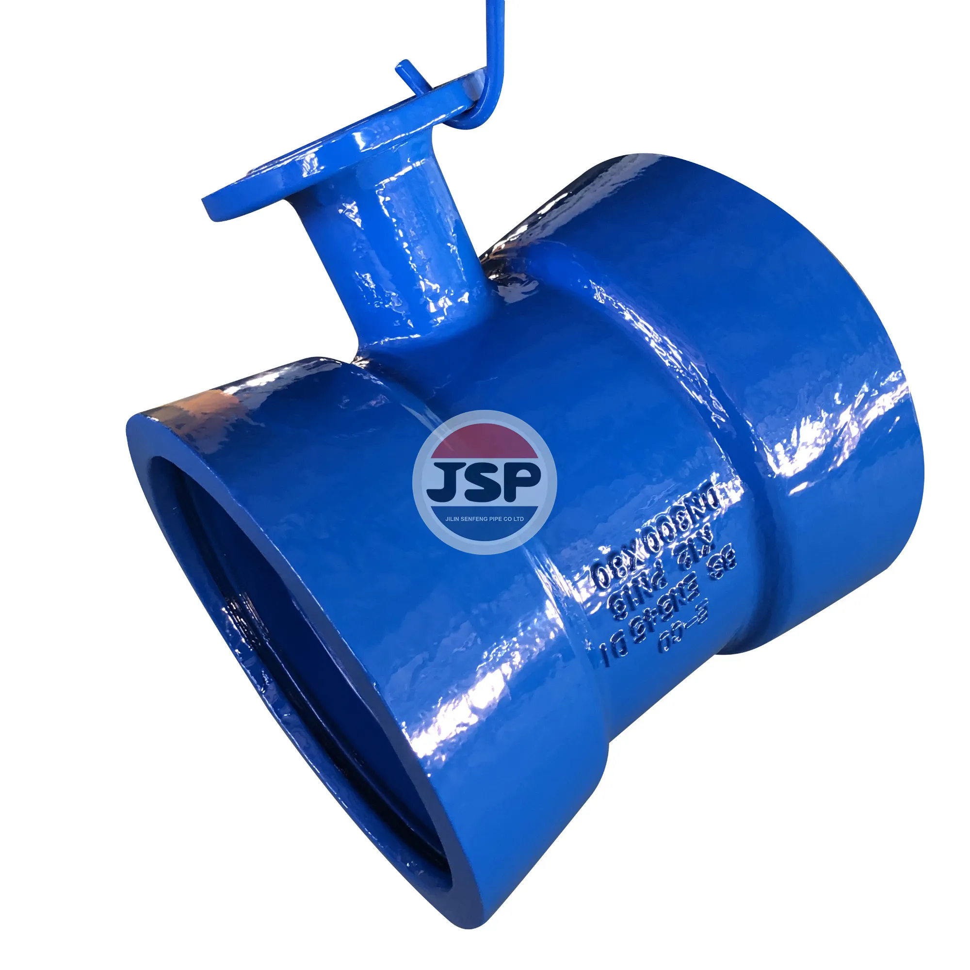 أنابيب JSP ISO2531 PN16 DI مزدوجة المقابس Tee مع فروع FBE مفصلات ضغط في المفصلات تركيبات أنابيب الحديد المرنة