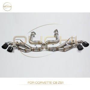 Échappement Catback pour <span class=keywords><strong>Corvette</strong></span> C8 Z51 avec soupape d'échappement, tuyaux d'échappement en acier inoxydable, pièces de performance automobile de haute qualité - Product Image 3