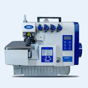 Nueva Máquina de Coser Overlock Industrial 747D de Accionamiento Directo de Alta Velocidad, de Cama Plana, Doble Aguja y 4 Hilos para Camisetas - Product Image 1