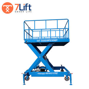 Platform Pengangkat Manual Hidrolik, Forklift Gunting, Perancah Motor, Platform Pengangkat Beroda, Meja Angkat, <span class=keywords><strong>Elevator</strong></span> Pengangkat - Product Image 3