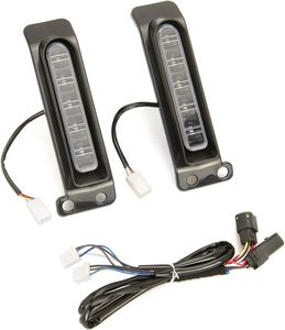 Feux auxiliaires LED Keystone pour feux de positionnement, de freinage et de clignotants pour <span class=keywords><strong>Harley</strong></span> Touring Road King Road Glide Street Glide 2014-2024 - Product Image 1