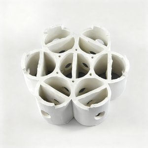 Anillos de Cerámica Porosa Blanca Resistentes al Calor Personalizados de Pingxiang Dai-Er para Depuradores Industriales y RTO, Empaque Estructurado Multiorificio - Product Image 6