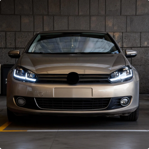 Nuevo Conjunto de Faros Delanteros LED PLD de 12V y 50W con Luz Alta/Baja para <span class=keywords><strong>VW</strong></span> <span class=keywords><strong>Golf</strong></span> 6 GTI Mk6 09-13 R20 6000K DRL Plug-and-Play 4000 Lm - Product Image 5