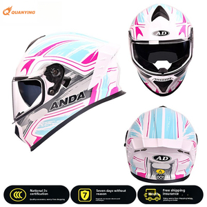 Casco de Motocicleta Eléctrico AD <span class=keywords><strong>para</strong></span> Hombre y Mujer, <span class=keywords><strong>para</strong></span> Todas las Estaciones, Certificado 3C, Integral, Material ABS - Product Image 1
