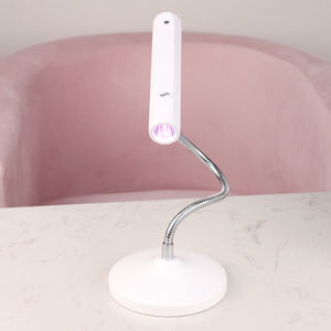 Hot New Design Salon Art Manicure Nail <span class=keywords><strong>Tips</strong></span> Secador de <span class=keywords><strong>uñas</strong></span> recargable de secado rápido Mini UV LED Nail Lamp con soporte - Product Image 6