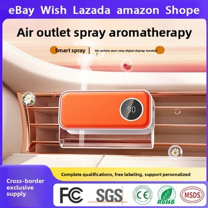 Nuovo Deodorante per Auto con Display Digitale, Diffusore per Bocchette di Ventilazione, Avvio/Arresto Automatico, Nebulizzazione Automatica, Alta Qualità Automobilistica - Product Image 2