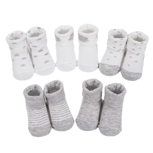 Lot de 5 paires de chaussettes en coton pour bébés de 0 à 3 mois, respirantes, en maille, à motifs de dessins animés, pour garçons et filles, chaussettes tube fines d'été - Product Image 2