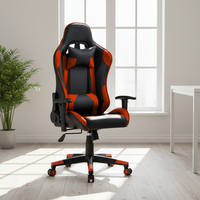 Chaise de Gamer Exécutive Confortable de Haute Qualité avec Fonction Massage pour PC, en Cuir PU, Design Réglable Électriquement pour le Gaming en Ligne
