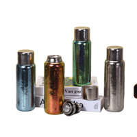 Bouteille d'eau écologique en titane pur à double paroi, multicolores, isolée sous vide, avec infuseur à thé