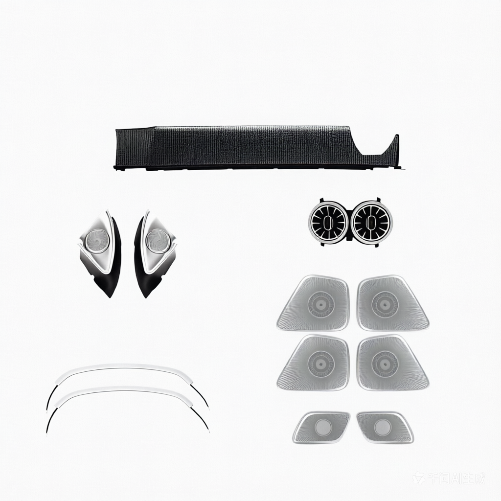 Set di lusso a cinque pezzi (Il veicolo è dotato di luce ambientale.)