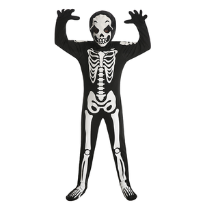 Costumi di Halloween per Bambini, Personaggi <span class=keywords><strong>Scheletro</strong></span> e Fantasma Fluorescenti, Tuta Intera per Spettacoli e Feste - Product Image 5