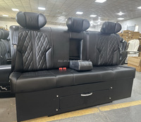 STSF-JD Canapé-lit électrique de luxe pour siège arrière, conversion de siège de voiture, banquette personnalisée pour sièges de fourgonnette Mercedes-Maybach Sprinter