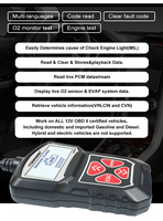 Lecteur de codes OBD2 professionnel KONNWEI KW309 16 broches et outil de diagnostic pour tous les véhicules OBD2