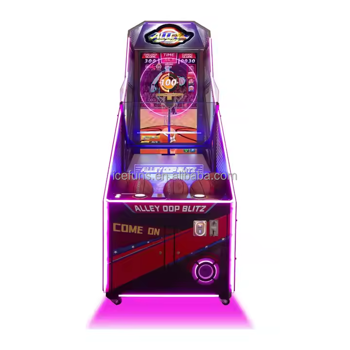 Luxury Indoor Street Basketball Arcade Machine with LCD Display Coin Operated Amusement Shooting Game for Game Centers
