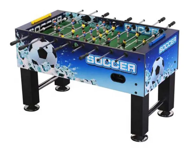 طاولة لعب كرة القدم والرياضة من خشب متوسط الكثافة طاولة ألعاب بنظام عملات تعمل طاولة مرحة لصالة الألعاب الرياضية