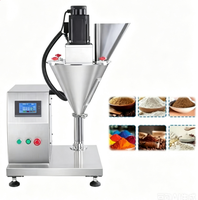 Machine de remplissage et de conditionnement commerciale à vis sans fin pour poudres fines (épices, café, farine)