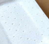 Plateau en mousse PS auto-absorbant directement en contact alimentaire avec certificat de qualité alimentaire pour absorber le sang de la viande de poisson