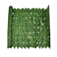 Clôture extérieure durable de type feuille de pêcher 1M x 4M, herbe artificielle en plastique vert, résistante aux UV, ignifuge, respectueuse de l'environnement