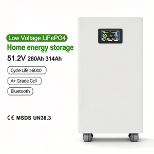 Batterie solaire domestique LiFePO4 48V/51.2V pour stockage d'énergie, pack de 10-20KWh empilable, protection IP66, garantie 10 ans - Product Image 2