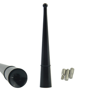 Antenne radio de voiture universelle en plastique de 4 pouces avec adaptateur à vis M4 M5 M6 - Product Image 1