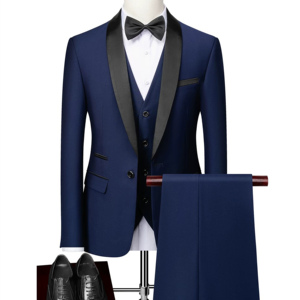 Costumes de smoking pour hommes TR, Robes de bal, Smoking bordeaux, Costumes 3 pièces pour hommes, <span class=keywords><strong>Costume</strong></span> homme coupe ajustée, Smoking homme - Product Image 3