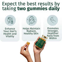 Bonbons gélifiés vitaminés OEM - Éliminent l'acné et la pigmentation, rendent la peau lisse, adaptés aux soins des cheveux, de la peau et des ongles
