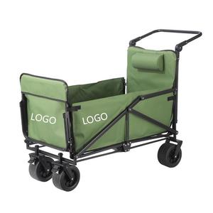 Carrito de Camping Plegable XLAN con Cama Reclinable, Carrito de Camping Plegable Portátil para Exteriores, para Campamentos, Playa y Picnics - Product Image 1