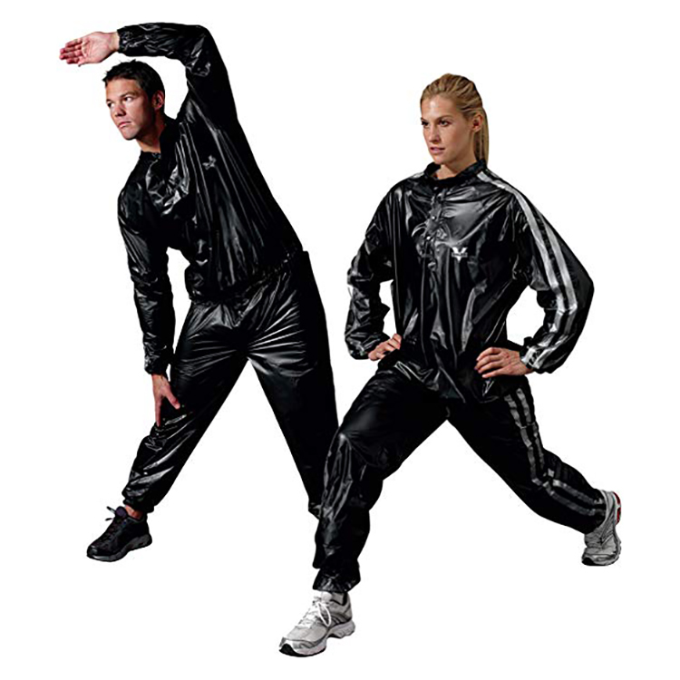 Hot Sale PVC Sauna Suit Fitness Weight Loss Body Sweat Sauna Suit For Men And Women