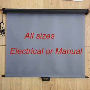 버스 코치 캐러밴 RV 전기 수동 롤링 스크롤 창 커튼 태양 그늘 버스 앞 유리 차양 커튼 - Product Image 4