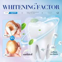SADOER Marque Privée 60ml Mousse Dentifrice Menthe Mousse Nettoyante Blanchissante pour Soins Dentaires Quotidiens