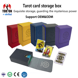  กล่องเก็บการ์ดเกม TCG แบบกำหนดเอง ทำจากหนัง PU และผ้ากำมะหยี่ พร้อมโลโก้สั่งทำ กล่องใส่การ์ดเกมขายส่ง จุได้ 160+ ใบ จัดส่งรวดเร็ว - Product Image 1