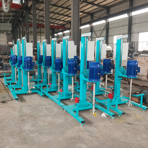 Agitateur-mélangeur pneumatique mobile 5,5 kW en acier inoxydable SUS304, homogénéisateur automatique <span class=keywords><strong>Duoli</strong></span> Shandong pour atelier de peinture - Product Image 4