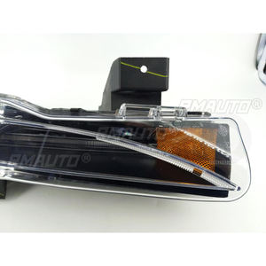 Conjunto de Luces Antiniebla Delanteras para Tesla Model X 2022-2023, Lámpara de Conducción LED DRL Izquierda y Derecha, Versión Europea y Estadounidense, Ámbar - Product Image 4