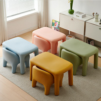 Ensemble table et chaise d'étude écologiques pour enfants de style nordique, en plastique PE, pour la maternelle, la maison et la salle d'étude