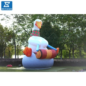 <span class=keywords><strong>Oie</strong></span> gonflable de dessin animé, mascotte gonflable de dessin animé, modèle animal gonflable pour la publicité commerciale des restaurants - Product Image 5