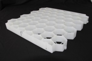 Dalles perméables en HDPE gris pour gazon, 40-70 mm, grilles de drainage extérieures à haute résistance à la compression - Product Image 5
