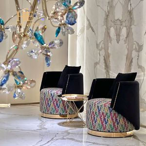 <span class=keywords><strong>Fauteuil</strong></span> nordique de luxe <span class=keywords><strong>fauteuil</strong></span> en tissu de <span class=keywords><strong>fourrure</strong></span> pour le salon de la maison - Product Image 2