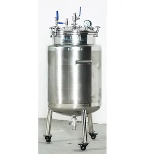 DJR-300L Rapid Cooling Ethanol Storage Tank Double Jacketed Stainless Steel Solvent Tanks 300L