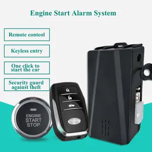 Hot Sales Fits Toyota Car Alarm Passive Keyless 1 Button Start Remote Control System Auto Central Lock Push Button