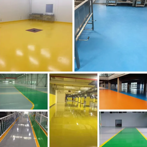 <b>UV</b>-Resistant Resin Top Coat PU Wear Resistant Industrial Floor <b>Paint</b> Various Colors Wear-Resistant Epoxy Polyurethane Floor Coat - Product Image 2