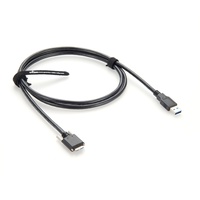 Kabel USB 3.0 Vision 5Gbps Tipe-A Male ke Micro B dengan Pengunci Sekrup untuk Sistem Visi Mesin, Kamera Industri, Lengan Robot