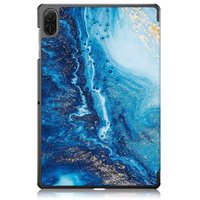 Couverture mince de cas de support d'impression en soie d'aimant/couleur unie pour HONOR Pad X8a 11 pouces 2024 nouveau