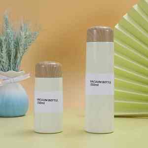 Modern Japanese-style Wood Grain Lid 304 Stainless Steel Vacuum Insulated <b>Travel</b> Thermos <b>Cup</b> - Product Image 2