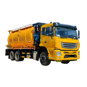 Camion d'aspiration des eaux usées commercial 20m³ - Camion d'aspiration des eaux usées robuste - Camion-citerne d'aspiration des boues - Camion d'aspiration des eaux usées - Product Image 1