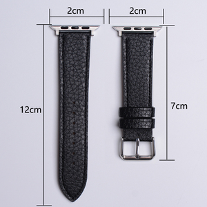 DL apto para 38 40 42 44mm, elegantes hebillas metálicas, correa de cuero con guijarros, reloj inteligente para IWatch Ultra 3 2 1 para <span class=keywords><strong>iPhone</strong></span>, correa de reloj - Product Image 5