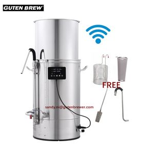 Sistema <span class=keywords><strong>de</strong></span> Elaboración <span class=keywords><strong>de</strong></span> Cerveza Todo en Uno Guten 40L con Wifi, Máquina para Hacer Cerveza en Casa, Equipo <span class=keywords><strong>de</strong></span> Cervecería, Elaborador <span class=keywords><strong>de</strong></span> Cerveza Casero Todo en Uno para Cerveza Artesanal - Product Image 1