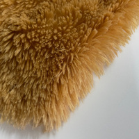 Personnalisé 100% polyester Trame Solide 15mm 20mm 30mm PV Peluches Fourrure Peluche Tissu pour Jouets Vêtements Textile À La Maison