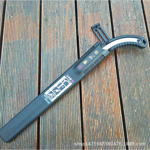 Sierra para árboles frutales y viñedos de montaña, hoja de 320 mm, estructura de mariposa, mango de PVC, para carpintería y poda - Product Image 4