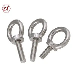 Supply SS304 SS316 eye bolt with standard din 580 eye bolt m4 Lifting Eye Bolts